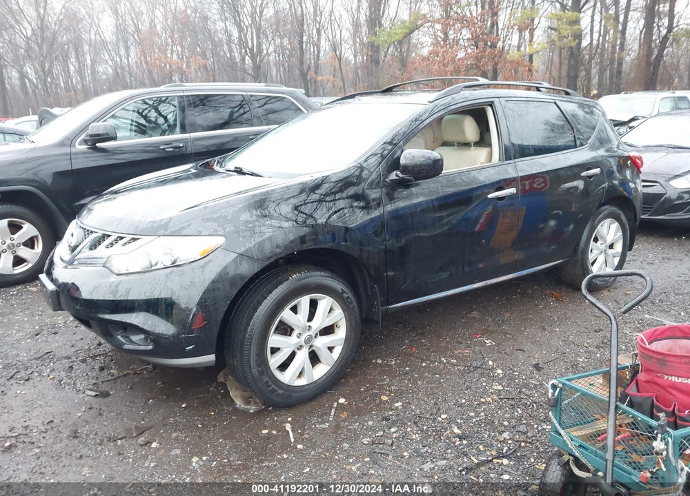 2012 NISSAN MURANO SL VIN: JN8AZ1MW7CW231417