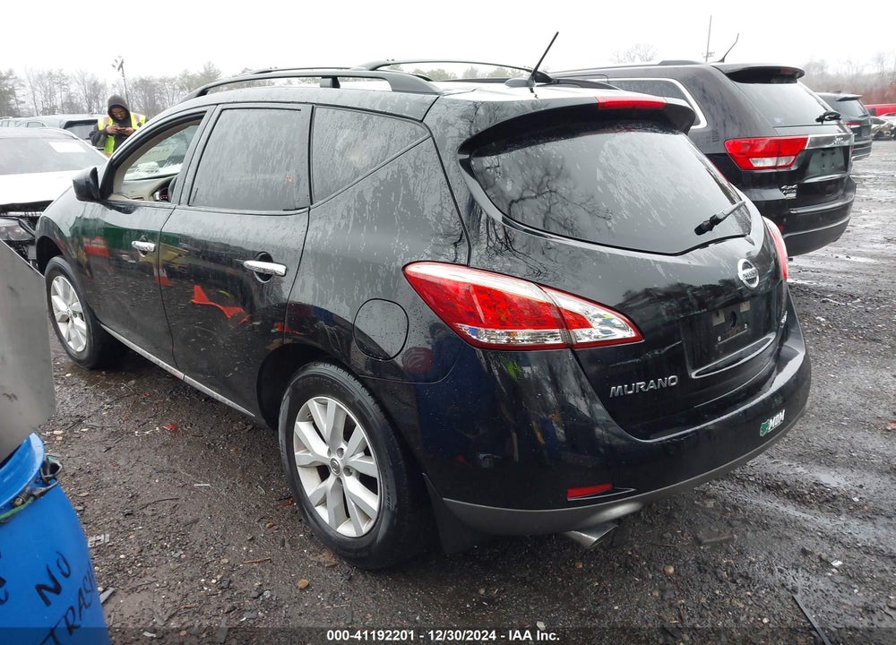 2012 NISSAN MURANO SL VIN: JN8AZ1MW7CW231417