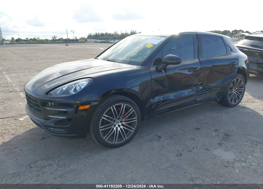 2017 PORSCHE MACAN TURBO VIN: WP1AF2A54HLB61419