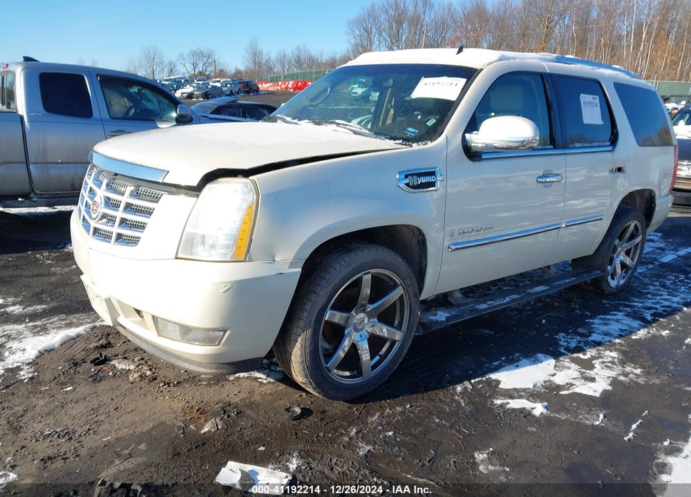 2009 CADILLAC ESCALADE HYBRID STANDARD VIN: 1GYFK33599R100257