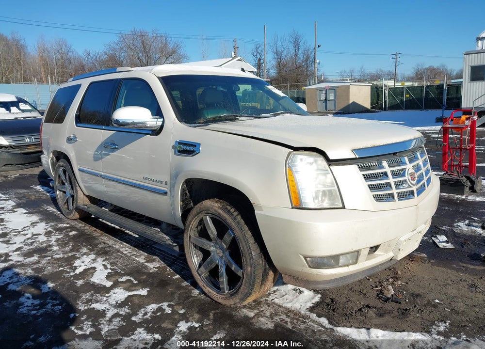2009 CADILLAC ESCALADE HYBRID STANDARD VIN: 1GYFK33599R100257
