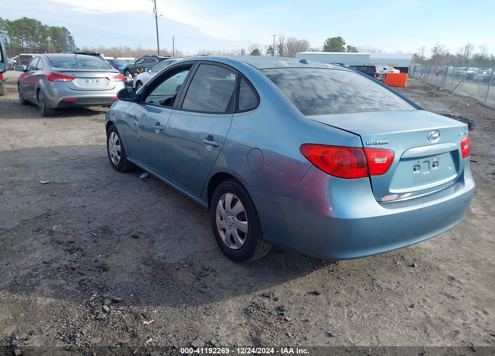2007 HYUNDAI ELANTRA GLS/LIMITED/SE VIN: KMHDU46D47U217010