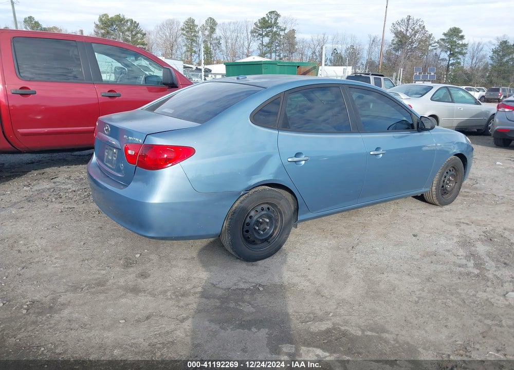 2007 HYUNDAI ELANTRA GLS/LIMITED/SE VIN: KMHDU46D47U217010