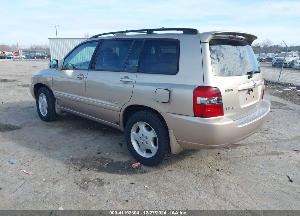2007 TOYOTA HIGHLANDER SPORT/LIMITED VIN: JTEEP21A470202639