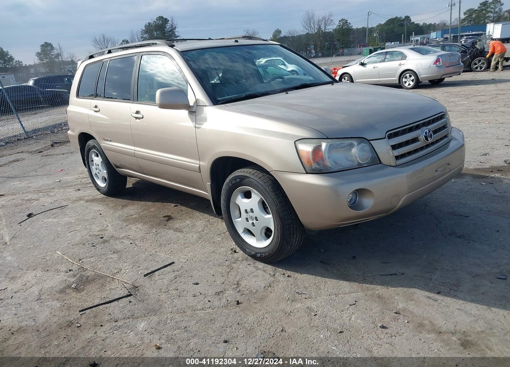 2007 TOYOTA HIGHLANDER SPORT/LIMITED VIN: JTEEP21A470202639