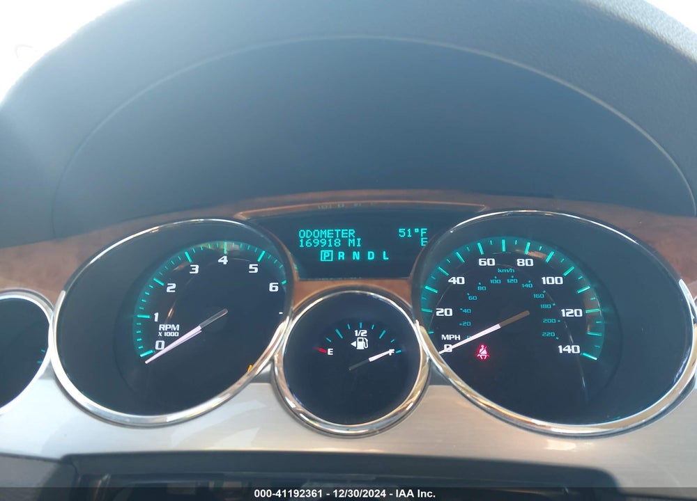 2012 BUICK ENCLAVE LEATHER VIN: 5GAKRCED4CJ278170