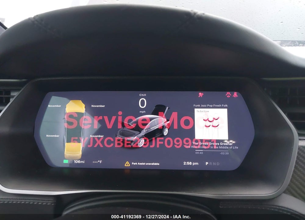 2018 TESLA MODEL X 100D/75D/P100D VIN: 5YJXCBE29JF099951