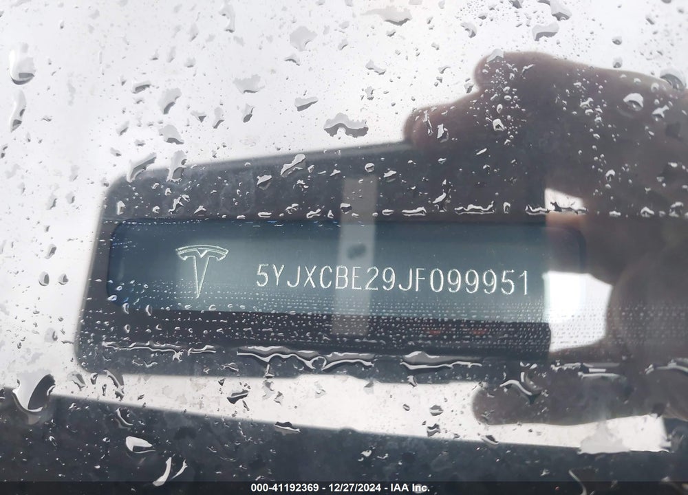 2018 TESLA MODEL X 100D/75D/P100D VIN: 5YJXCBE29JF099951