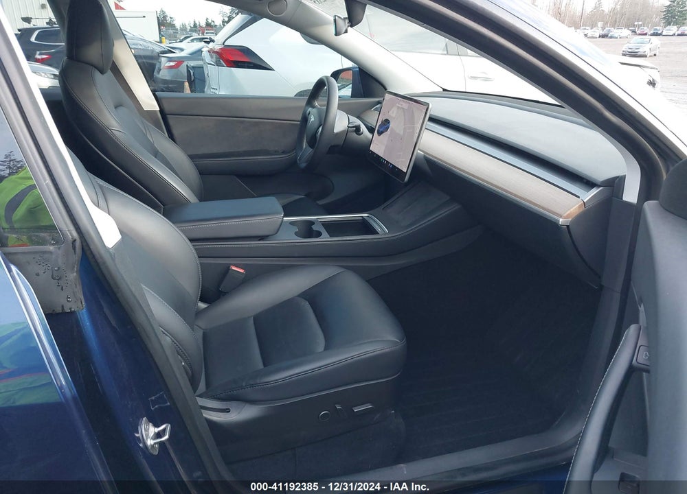 2021 TESLA MODEL Y LONG RANGE DUAL MOTOR ALL-WHEEL DRIVE VIN: 5YJYGDEE9MF141361