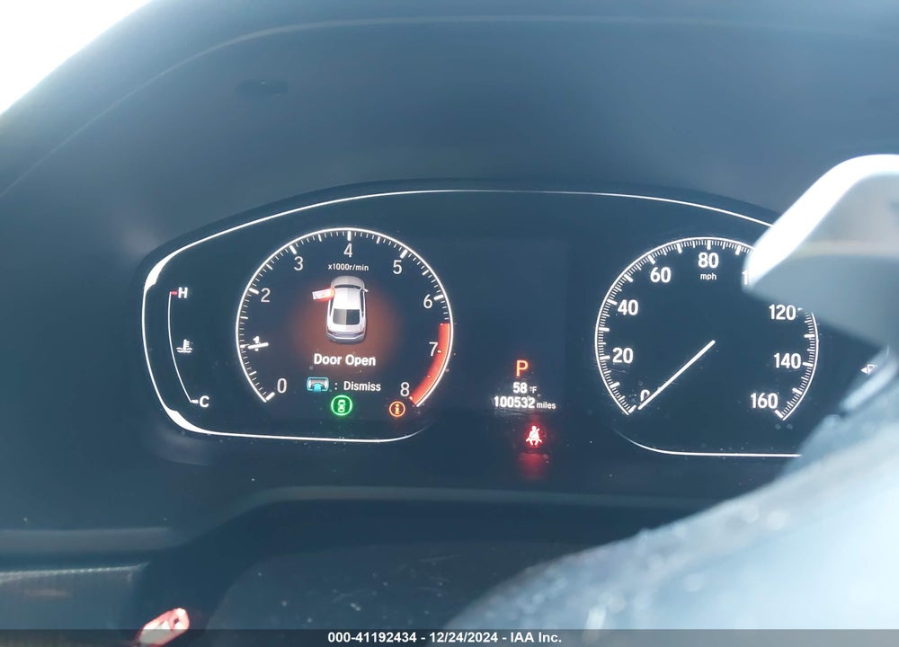 2019 HONDA ACCORD VIN: 1HGCV1F32KA164371