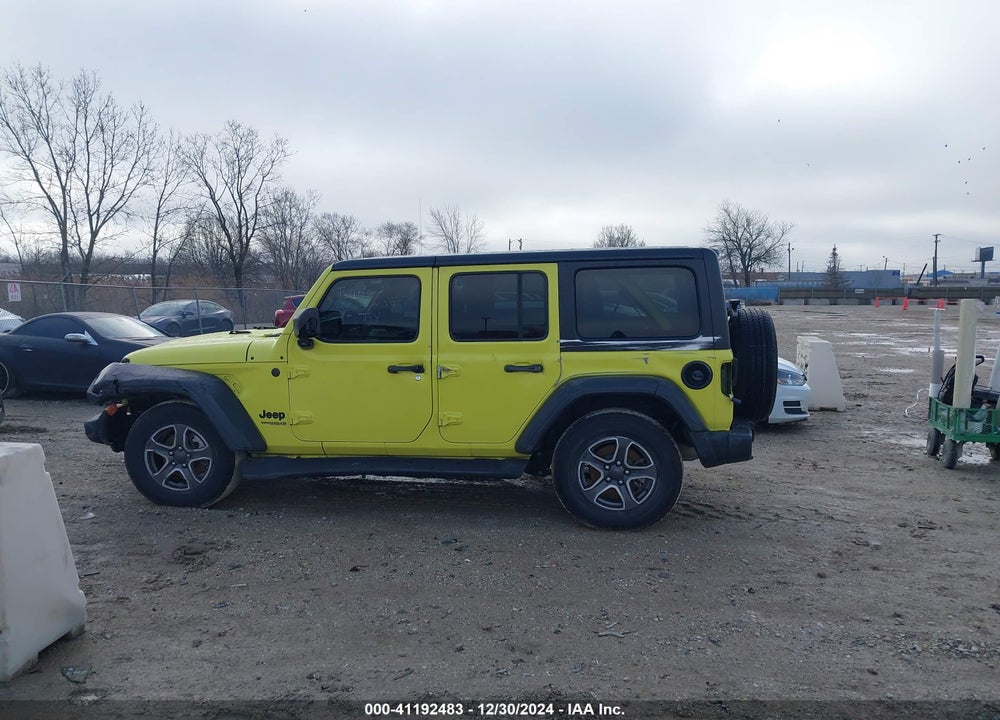 2022 JEEP WRANGLER UNLIMITED VIN: 1C4HJXDG4NW247185