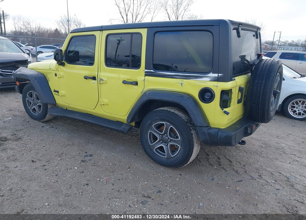 2022 JEEP WRANGLER UNLIMITED VIN: 1C4HJXDG4NW247185