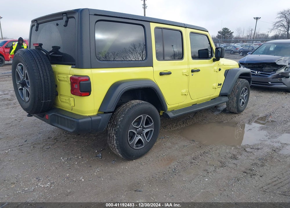 2022 JEEP WRANGLER UNLIMITED VIN: 1C4HJXDG4NW247185
