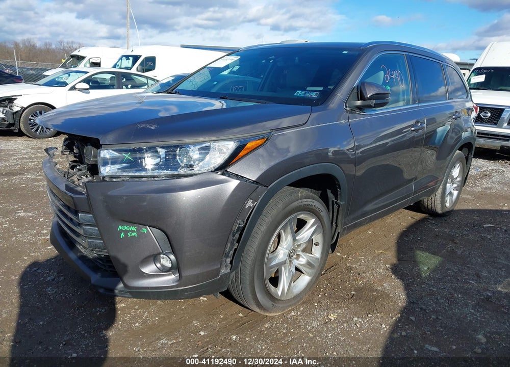 2019 TOYOTA HIGHLANDER LIMITED VIN: 5TDDZRFH9KS735262