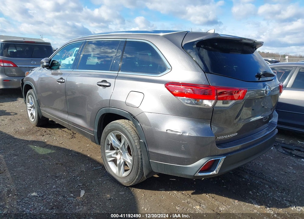 2019 TOYOTA HIGHLANDER LIMITED VIN: 5TDDZRFH9KS735262