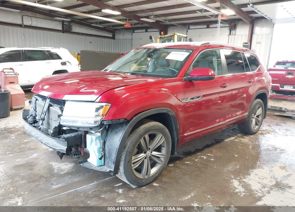 2019 VOLKSWAGEN ATLAS 3.6L V6 SE W/TECHNOLOGY R-LINE VIN: 1V2XR2CA6KC554857
