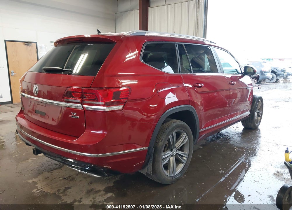 2019 VOLKSWAGEN ATLAS 3.6L V6 SE W/TECHNOLOGY R-LINE VIN: 1V2XR2CA6KC554857