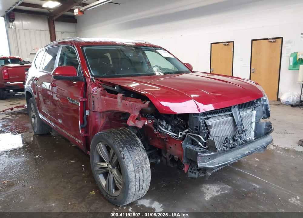 2019 VOLKSWAGEN ATLAS 3.6L V6 SE W/TECHNOLOGY R-LINE VIN: 1V2XR2CA6KC554857