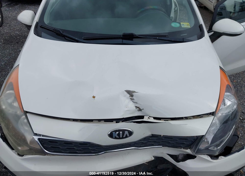 2013 KIA RIO VIN: KNADN5A39D6214252