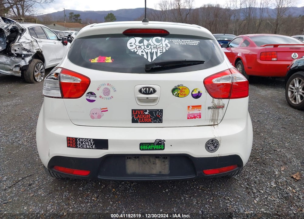 2013 KIA RIO VIN: KNADN5A39D6214252