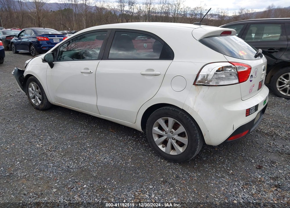 2013 KIA RIO VIN: KNADN5A39D6214252