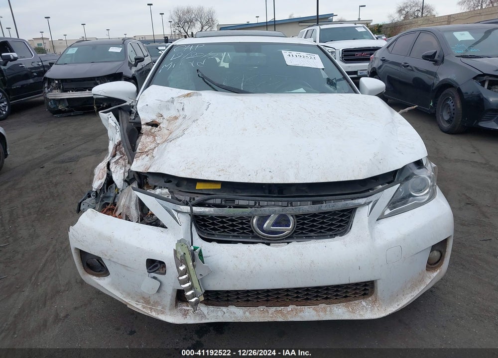 2013 LEXUS CT 200H VIN: JTHKD5BH7D2170085
