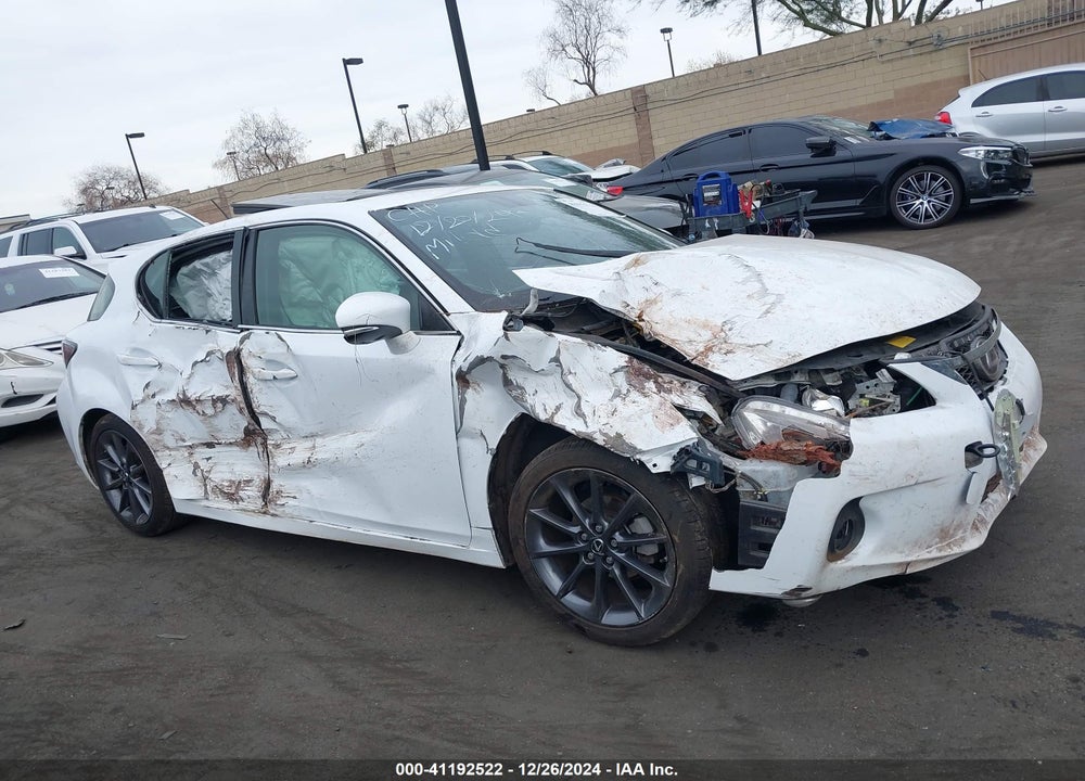 2013 LEXUS CT 200H VIN: JTHKD5BH7D2170085