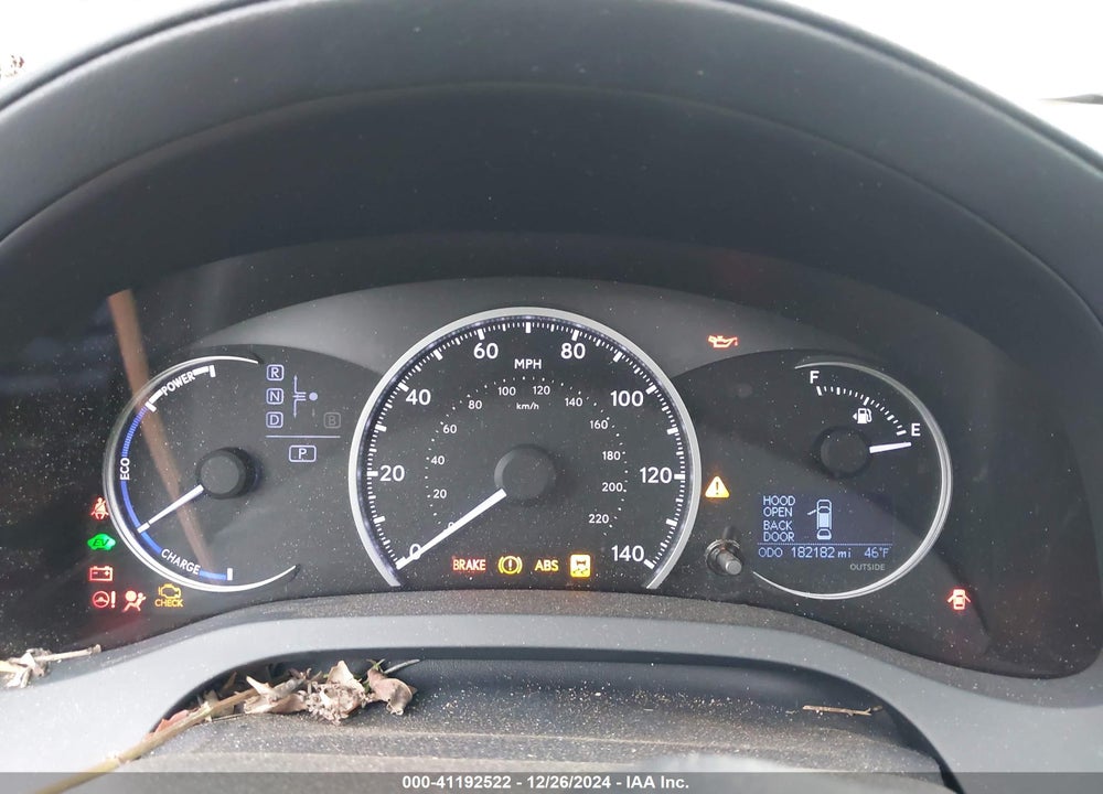 2013 LEXUS CT 200H VIN: JTHKD5BH7D2170085