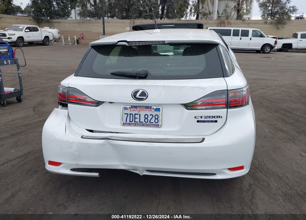 2013 LEXUS CT 200H VIN: JTHKD5BH7D2170085
