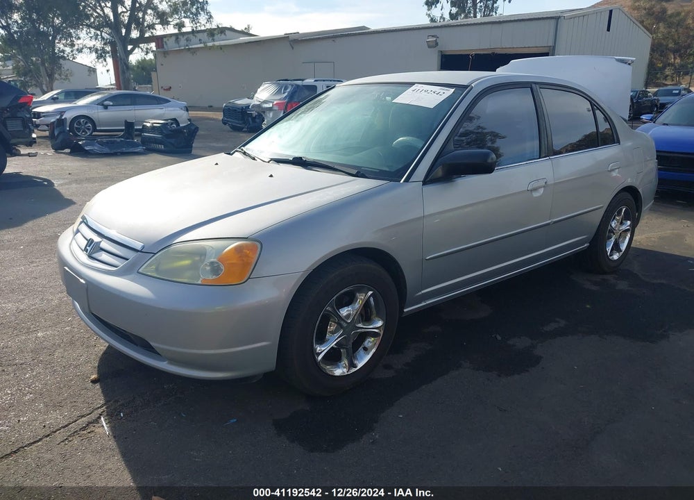 2002 HONDA CIVIC LX VIN: 2HGES16592H537409