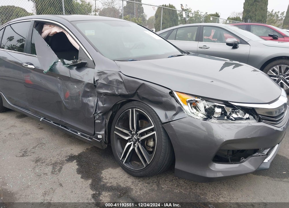 2017 HONDA ACCORD SPORT VIN: 1HGCR2F50HA176913