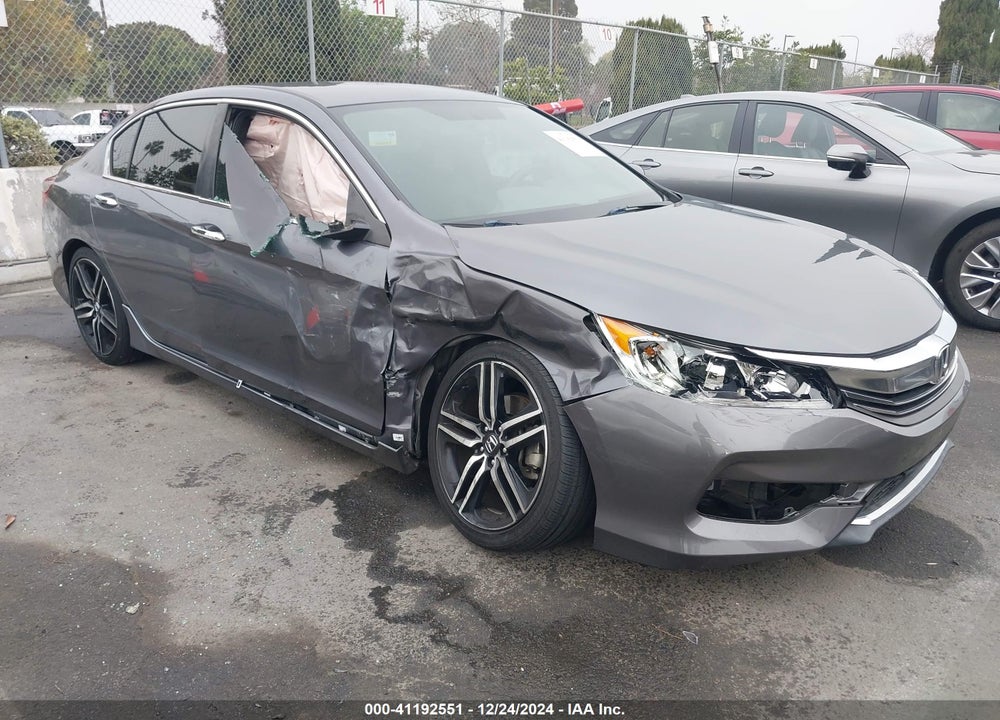2017 HONDA ACCORD SPORT VIN: 1HGCR2F50HA176913