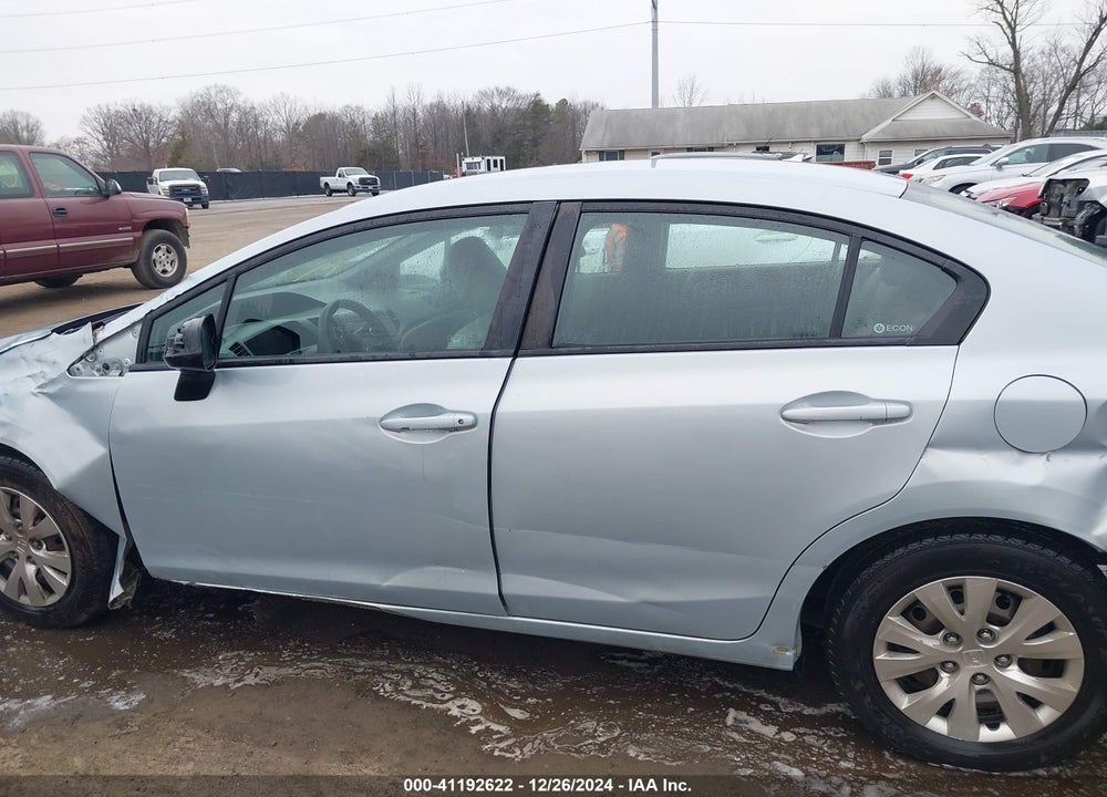 2012 HONDA CIVIC SDN LX VIN: 2HGFB2F51CH510930