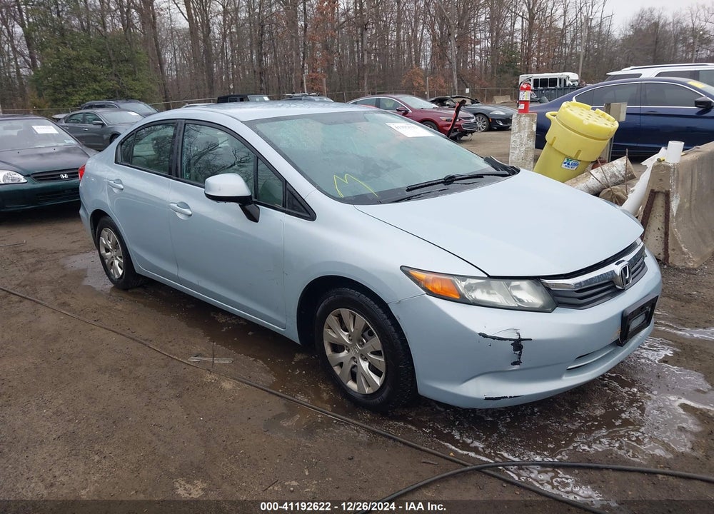 2012 HONDA CIVIC SDN LX VIN: 2HGFB2F51CH510930