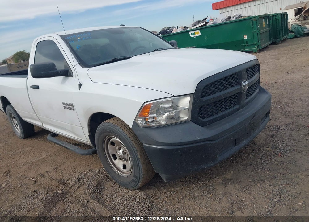 2017 RAM 1500 TRADESMAN REGULAR CAB 4X2 8' BOX VIN: 3C6JR6DG1HG745522