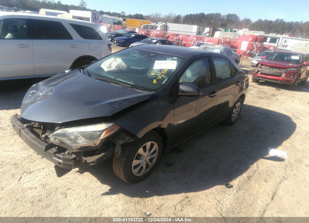 2016 TOYOTA COROLLA L VIN: 2T1BURHE3GC721706