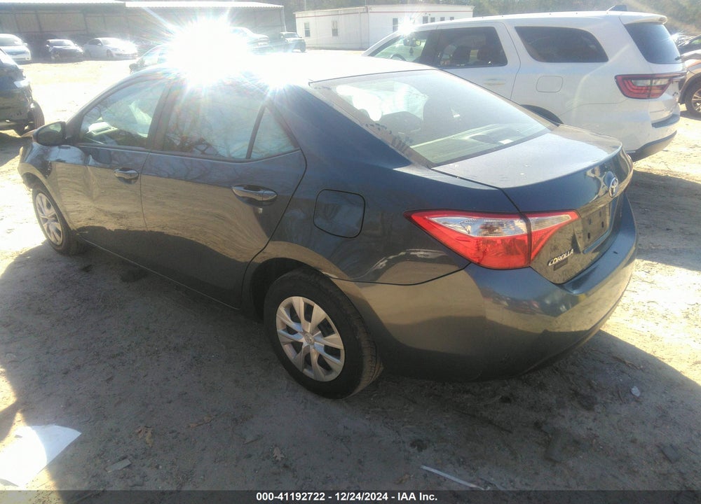 2016 TOYOTA COROLLA L VIN: 2T1BURHE3GC721706