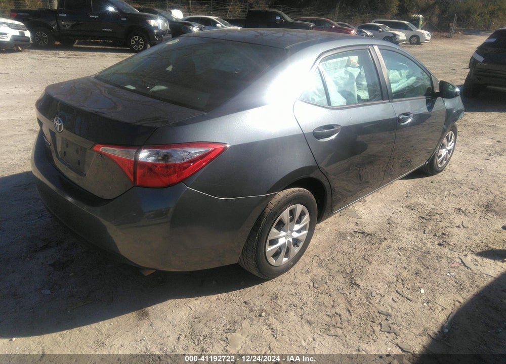 2016 TOYOTA COROLLA L VIN: 2T1BURHE3GC721706