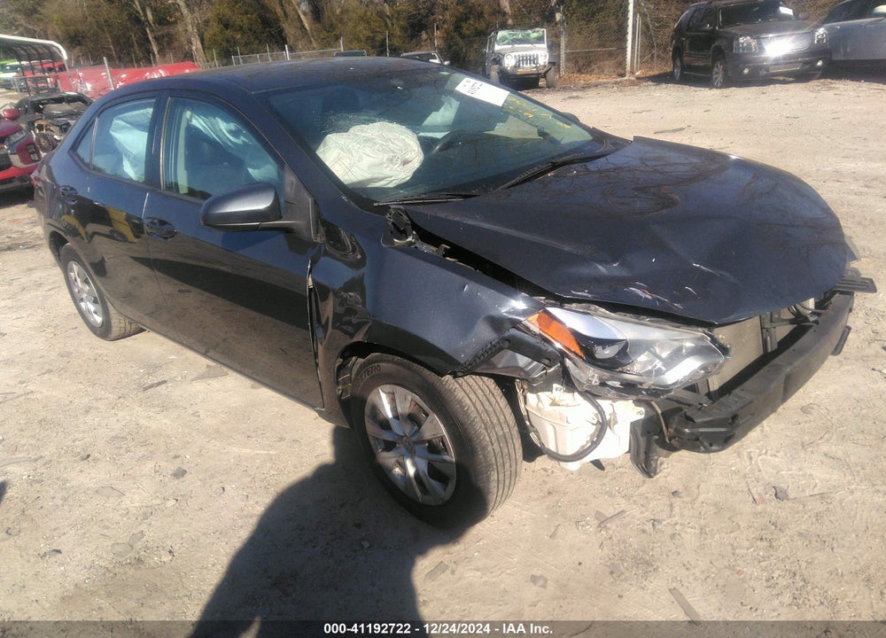 2016 TOYOTA COROLLA L VIN: 2T1BURHE3GC721706