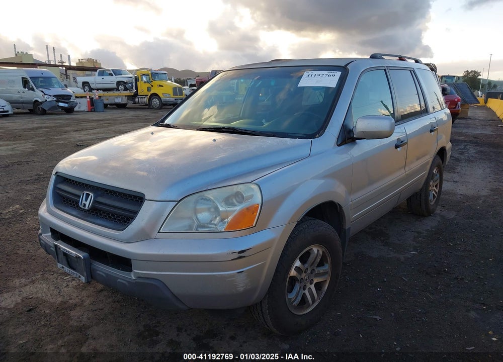 2005 HONDA PILOT EX VIN: 2HKYF18495H509027