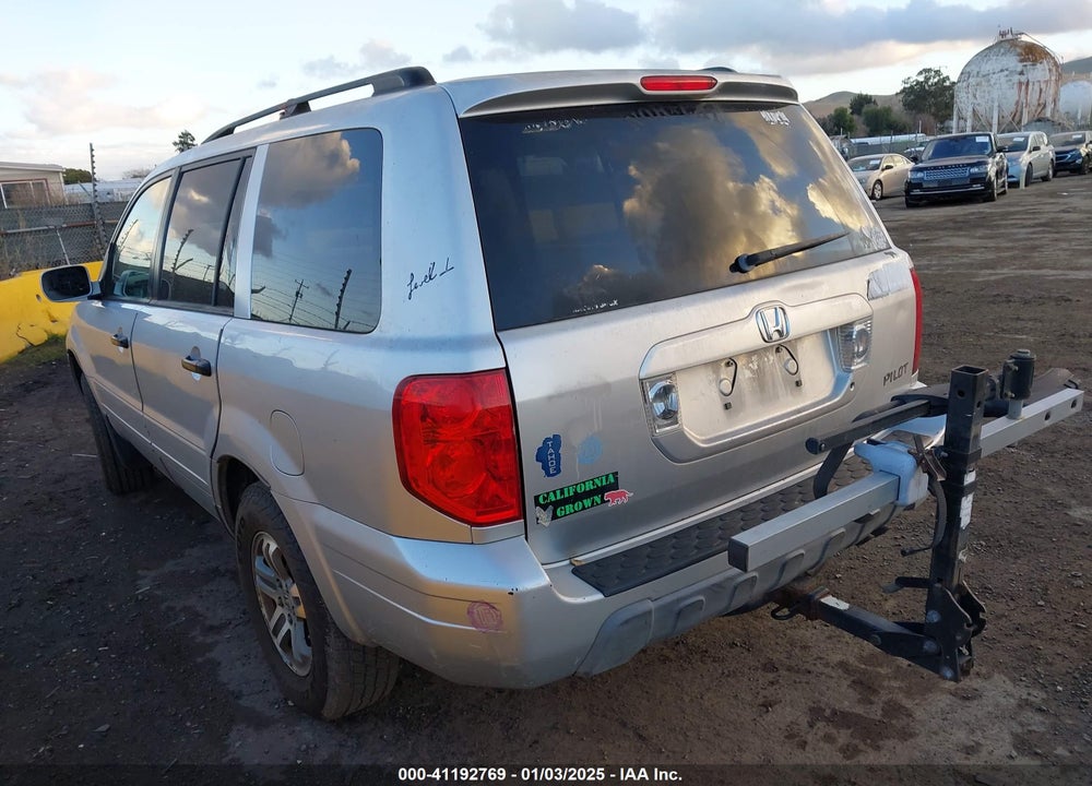 2005 HONDA PILOT EX VIN: 2HKYF18495H509027