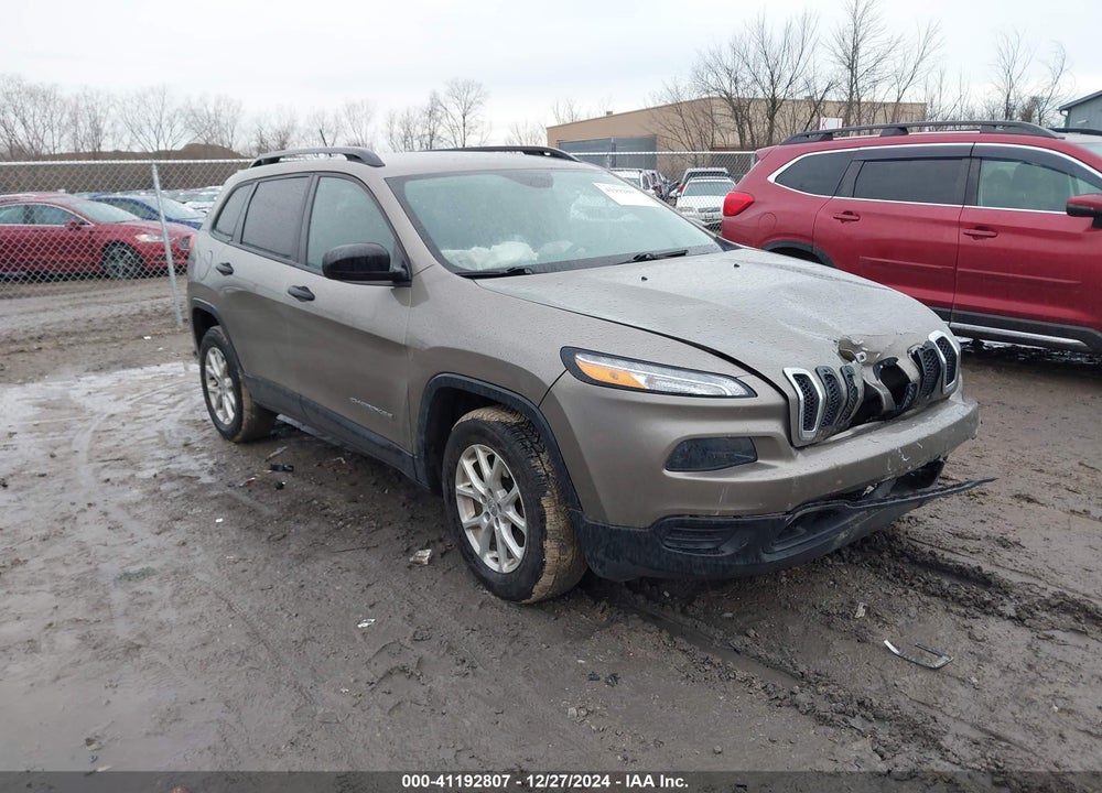 2016 JEEP CHEROKEE SPORT VIN: 1C4PJMAB3GW286341