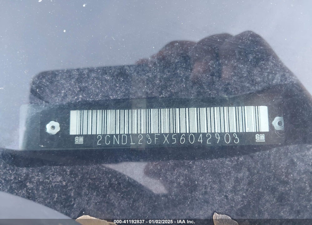 2005 CHEVROLET EQUINOX LS VIN: 2CNDL23FX56042903