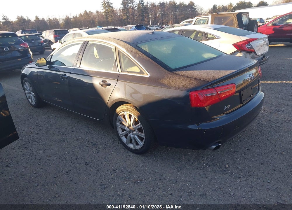 2013 AUDI A6 VIN: WAUGGAFC3DN109933