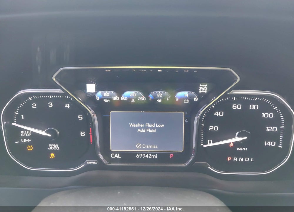 2020 GMC SIERRA 1500 VIN: 3GTU9FEL0LG424694