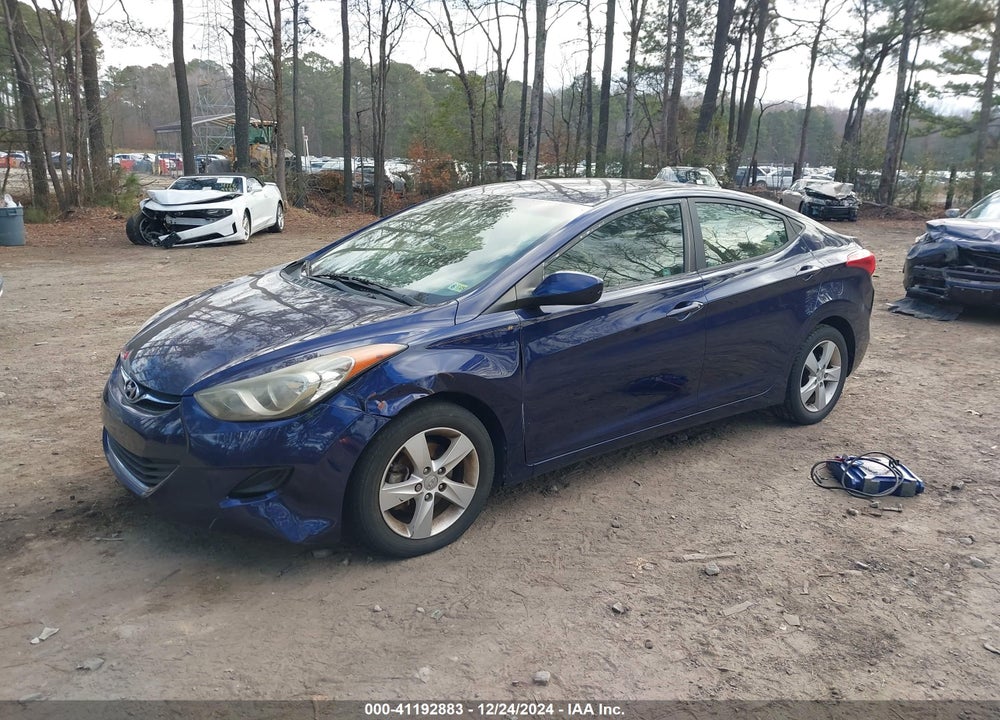 2013 HYUNDAI ELANTRA GLS VIN: 5NPDH4AE6DH281709