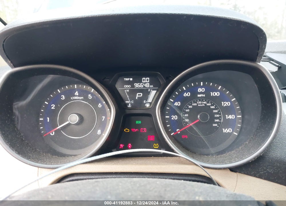 2013 HYUNDAI ELANTRA GLS VIN: 5NPDH4AE6DH281709