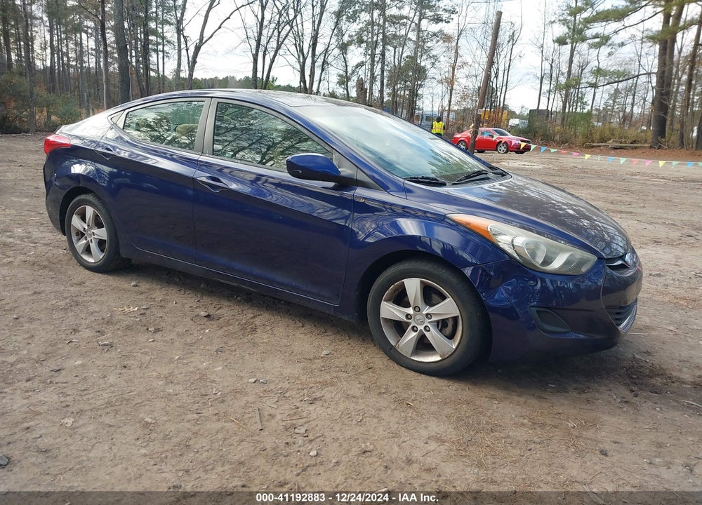 2013 HYUNDAI ELANTRA GLS VIN: 5NPDH4AE6DH281709