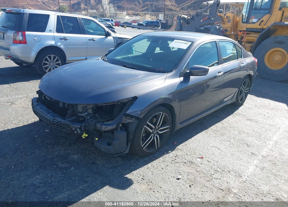 2016 HONDA ACCORD SPORT VIN: 1HGCR2F52GA114492