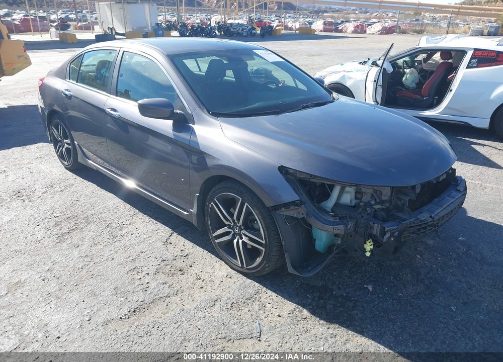 2016 HONDA ACCORD SPORT VIN: 1HGCR2F52GA114492
